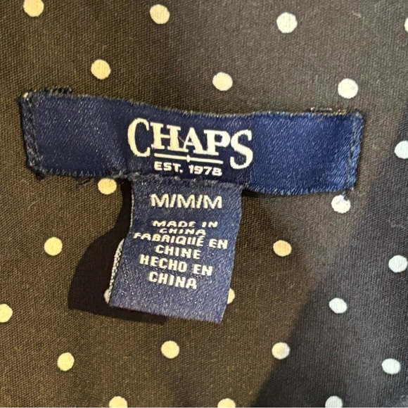 Chaos Polka Dot Sleeveless Button Up Shirt - Medium - Picture 3 of 3